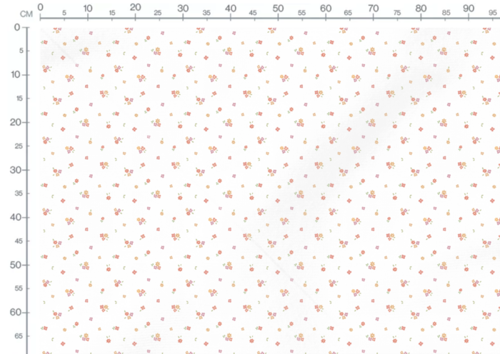Tissu Imprimé Fleuri Petits Bonheurs, 2 coloris et 10 tissus au choix – Image 4
