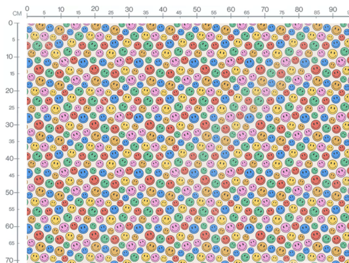 Tissu Imprimé Smile Couleurs, 10 tissus au choix – Image 3