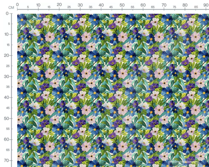 Tissu Imprimé Fleurs Printemps Amelie, 10 tissus au choix – Image 3