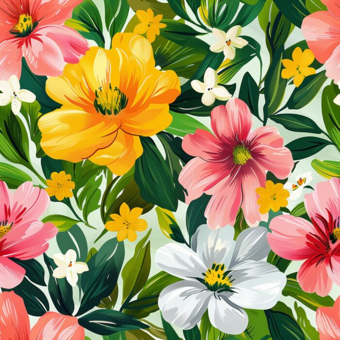 Tissu Imprimé Fleurs Ete Celine, 10 tissus au choix – Image 4