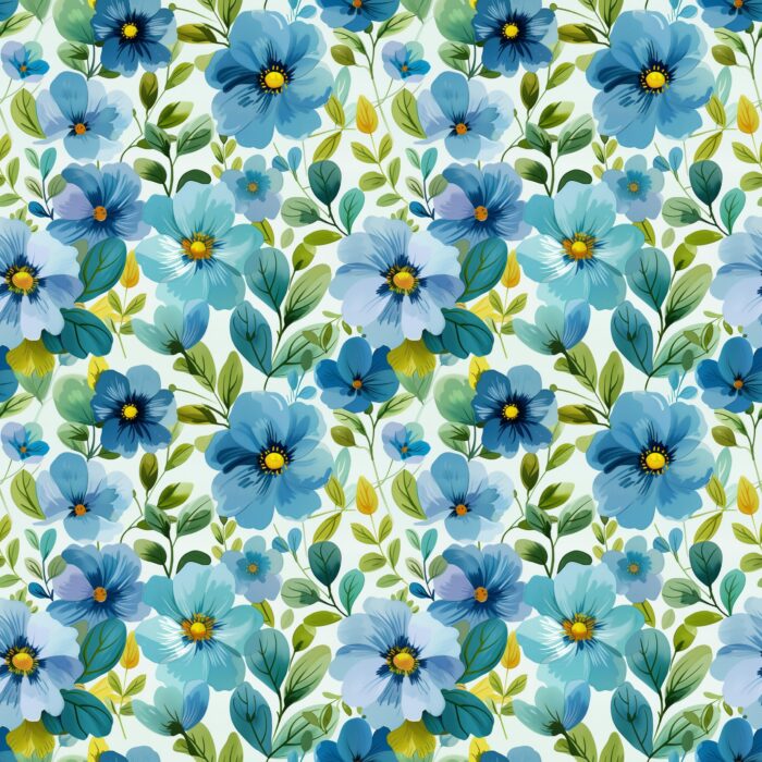 Tissu Imprimé Fleurs Printemps Chloe, 10 tissus au choix