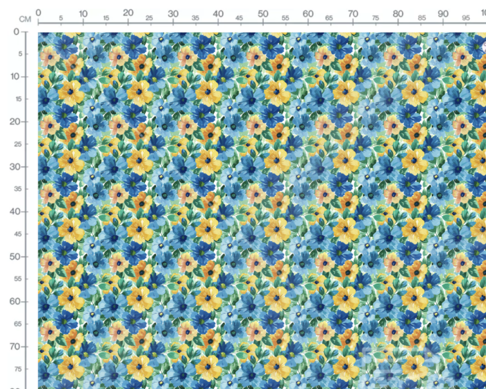 Tissu Imprimé Fleurs Printemps Anna, 10 tissus au choix – Image 3