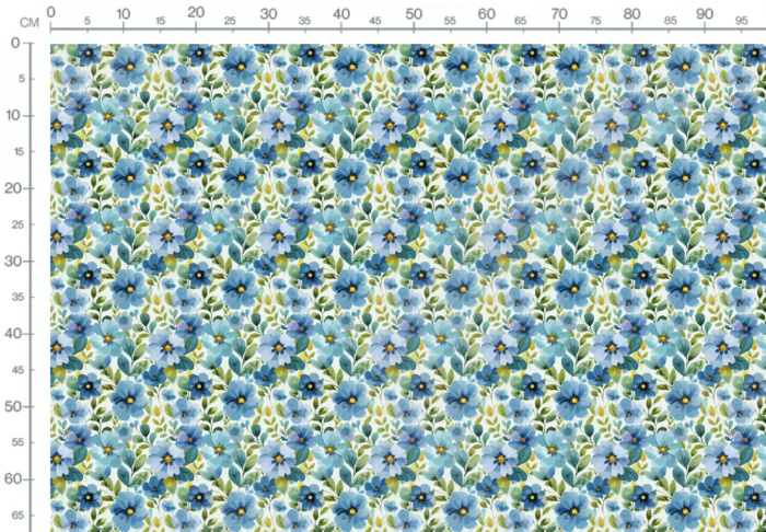 Tissu Imprimé Fleurs Printemps Chloe, 10 tissus au choix – Image 3