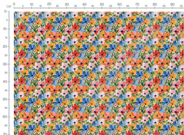 Tissu Imprimé Fleurs Printemps Louisa, 10 tissus au choix – Image 2