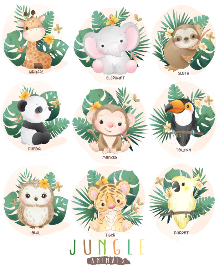 Panneau Coussin 50x50 cm Monstera, 18 Animaux au choix – Image 3