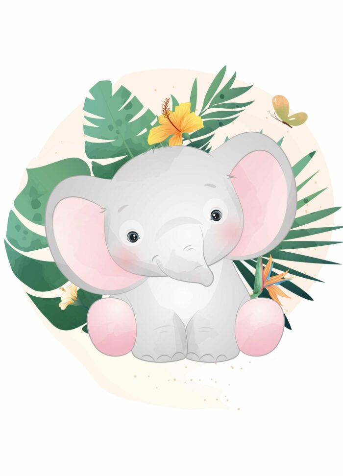 Panneau Couverture 72x100 cm, Monstera Elephant