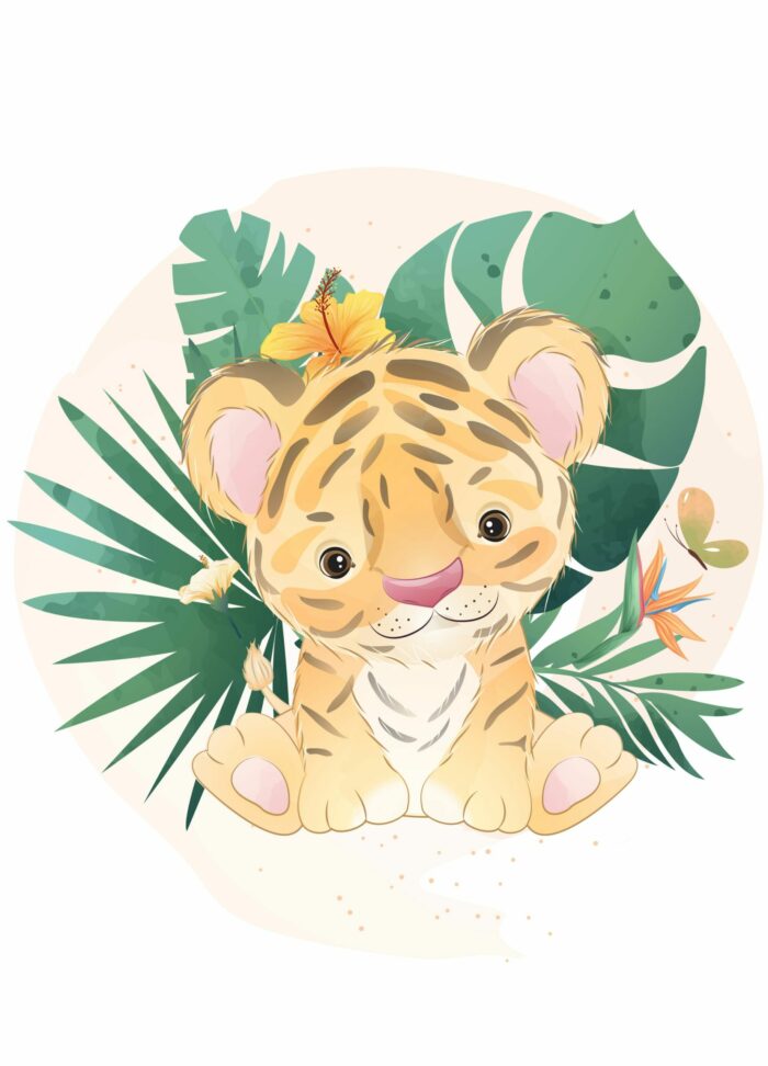 Panneau Couverture 72x100 cm, Monstera Tigre