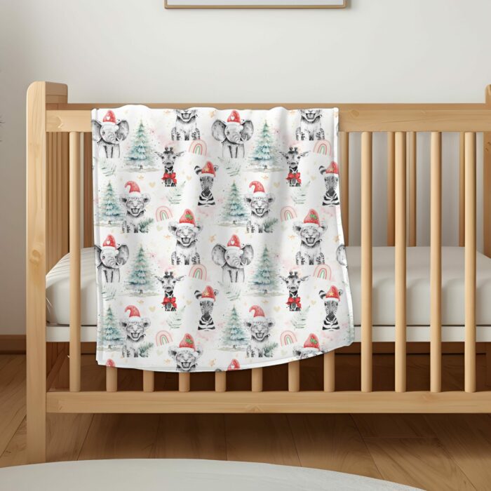 Tissu Exclusif Noel Safari Animaux, 2 tailles et 11 tissus au choix – Image 4