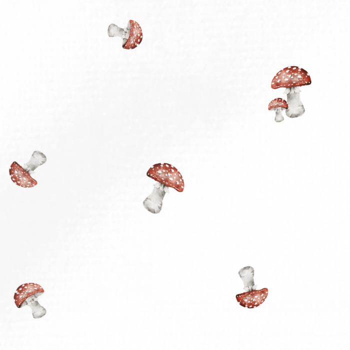 Tissu Imprimé Automne Champignon Amanite, 11 tissus au choix