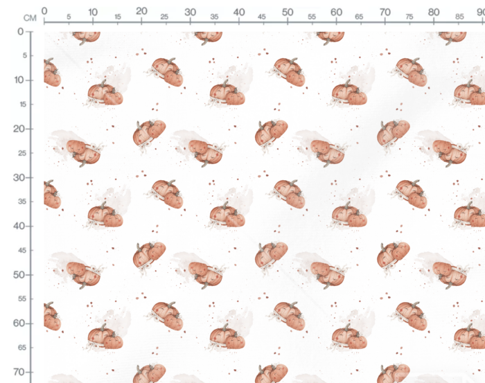 Tissu Imprimé Automne Citrouille Calin, 4 coloris et 11 tissus au choix – Image 4