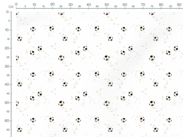 Tissu Imprimé Ballon de Foot, 4 coloris et 11 tissus au choix – Image 3