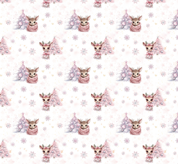 Tissu Exclusif Noel Mignon Renne, 11 tissus au choix – Image 3