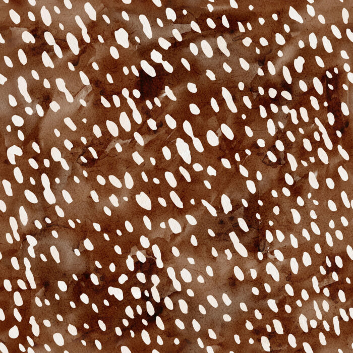 Tissu Imprimé Animal Chocolat Aquarelle, 11 tissus au choix