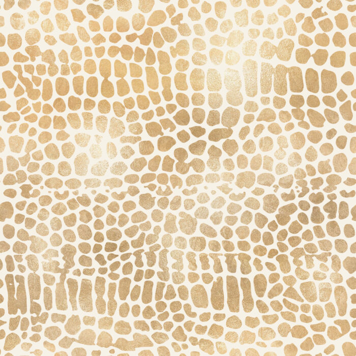 Tissu Imprimé Animal Crocodile Gold, 11 tissus au choix