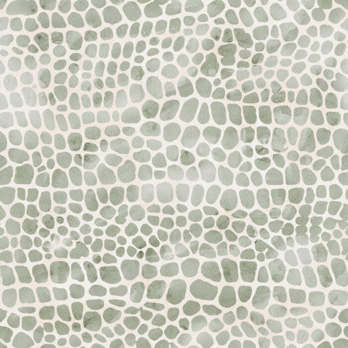 Tissu Imprimé Animal Crocodile Menthe Aquarelle, 11 tissus au choix