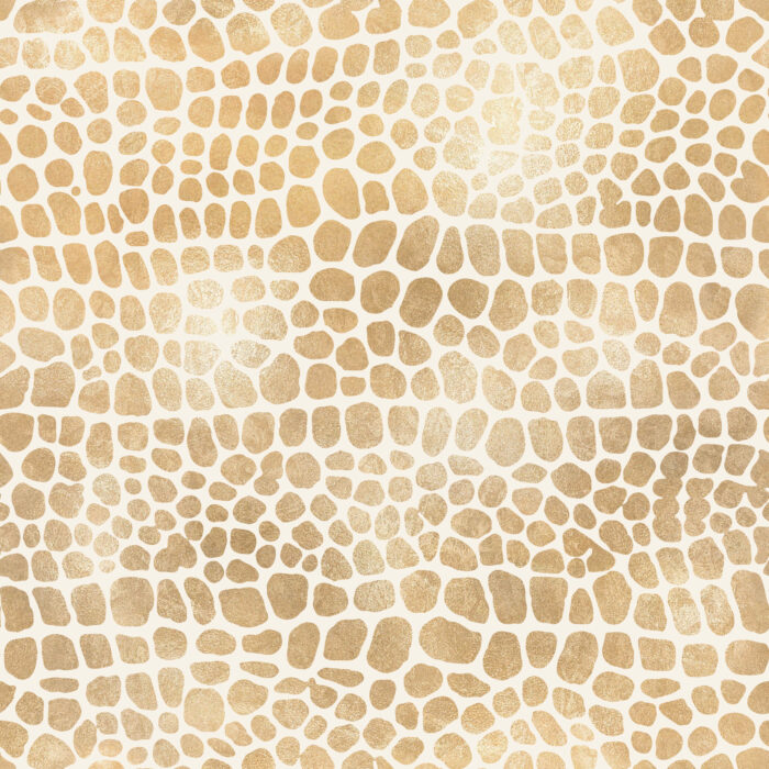 Tissu Imprimé Animal Crocodile Menthe Gold, 11 tissus au choix