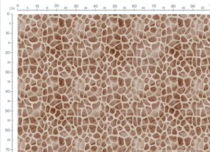 Tissu Imprimé Animal Girafe Aquarelle, 11 tissus au choix – Image 3