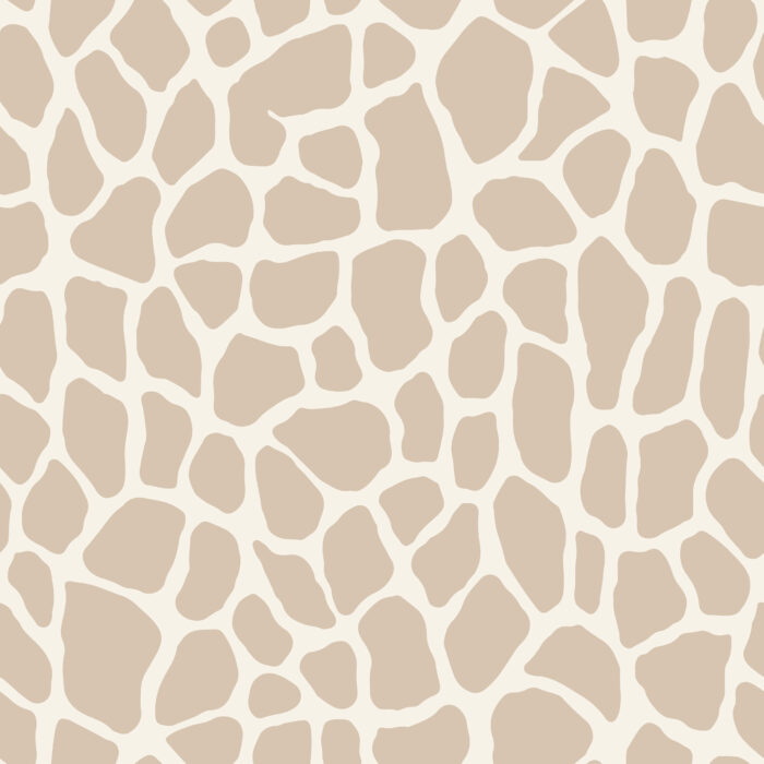Tissu Imprimé Animal Girafe Creme, 11 tissus au choix