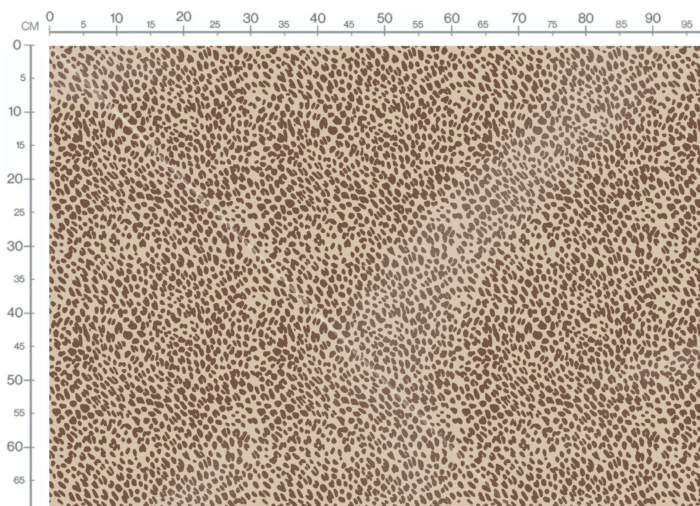 Tissu Imprimé Animal Guepard Beige, 11 tissus au choix – Image 3