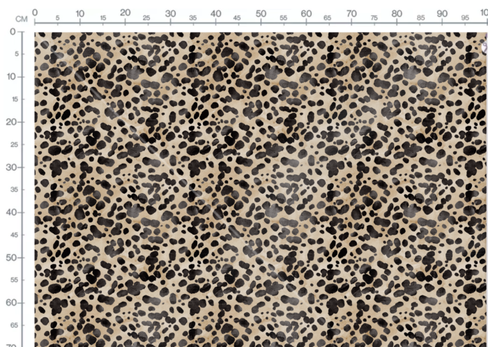 Tissu Imprimé Animal Leopard Aquarelle, 11 tissus au choix – Image 3