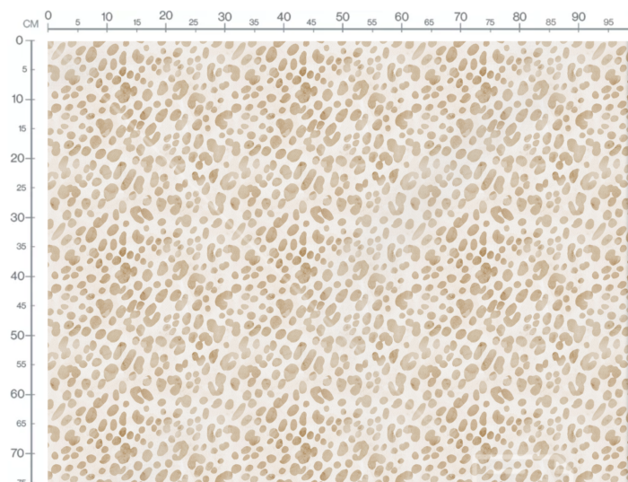 Tissu Imprimé Animal Leopard Creme Aquarelle, 11 tissus au choix – Image 3