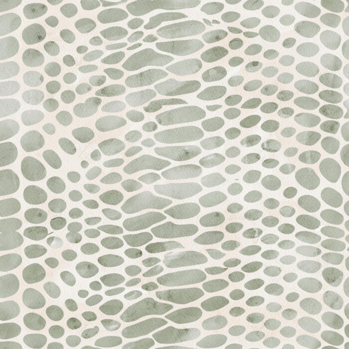 Tissu Imprimé Animal Menthe Aquarelle, 11 tissus au choix
