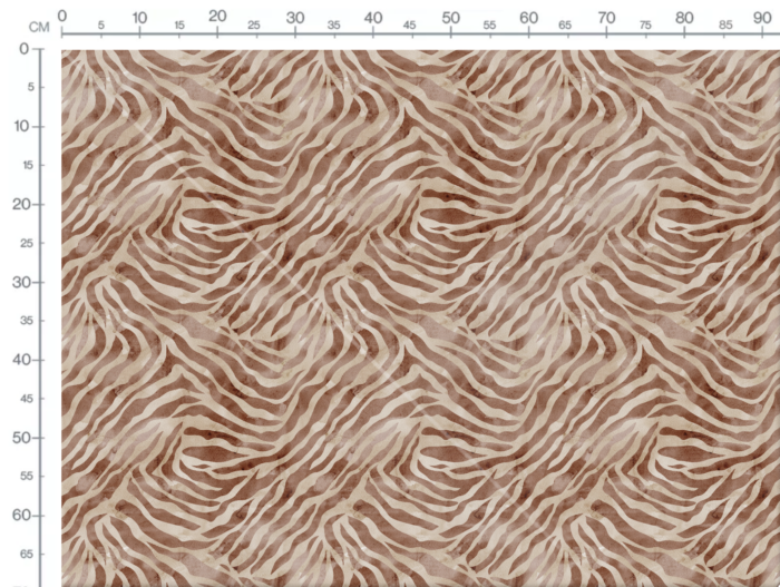 Tissu Imprimé Animal Tigre Beige Aquarelle, 11 tissus au choix – Image 3