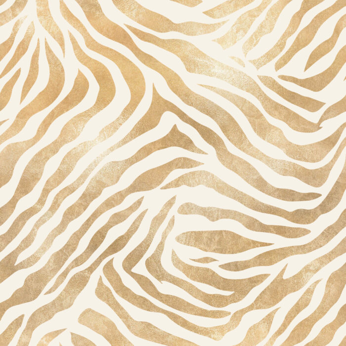 Tissu Imprimé Animal Tigre Beige Gold, 11 tissus au choix