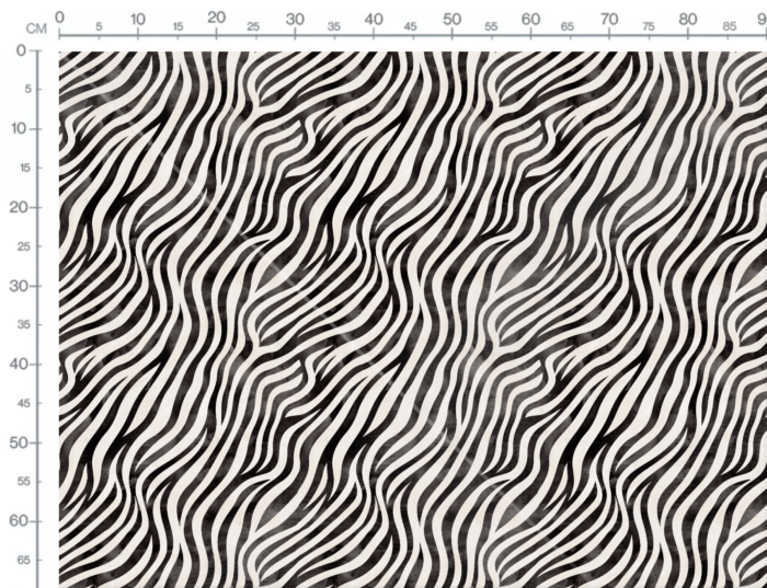 Tissu Imprimé Animal Zebre Aquarelle, 11 tissus au choix – Image 3
