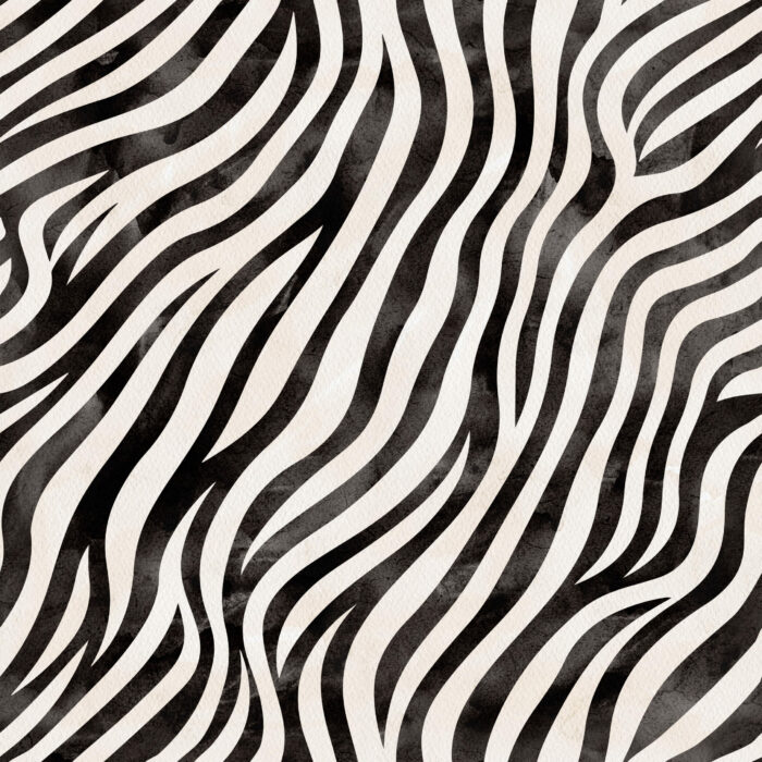 Tissu Imprimé Animal Zebre Aquarelle, 11 tissus au choix