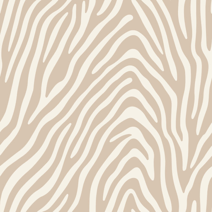 Tissu Imprimé Animal Zebre Beige, 11 tissus au choix
