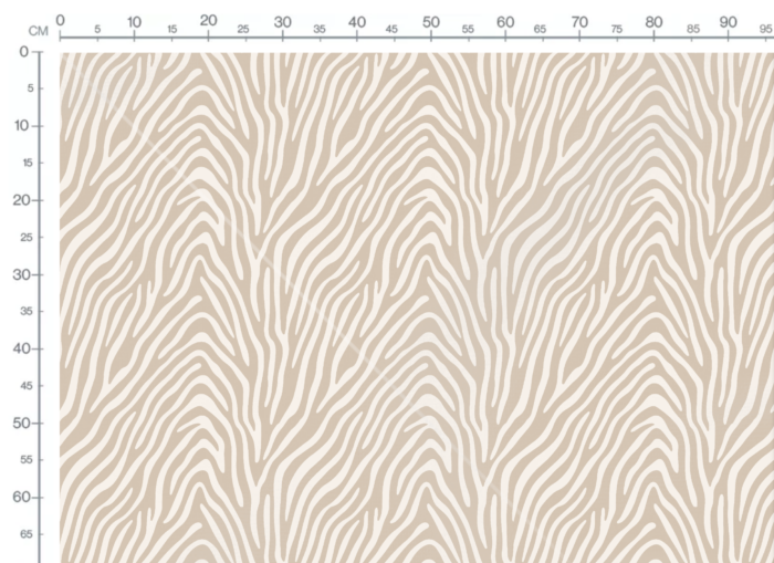 Tissu Imprimé Animal Zebre Beige, 11 tissus au choix – Image 3