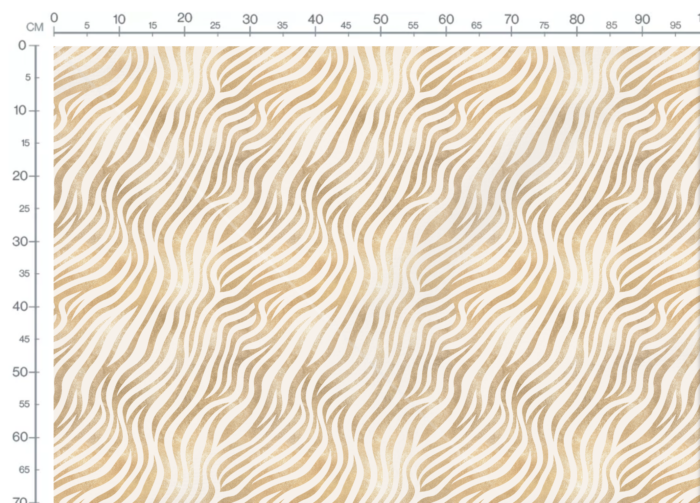 Tissu Imprimé Animal Zebre Gold, 11 tissus au choix – Image 3