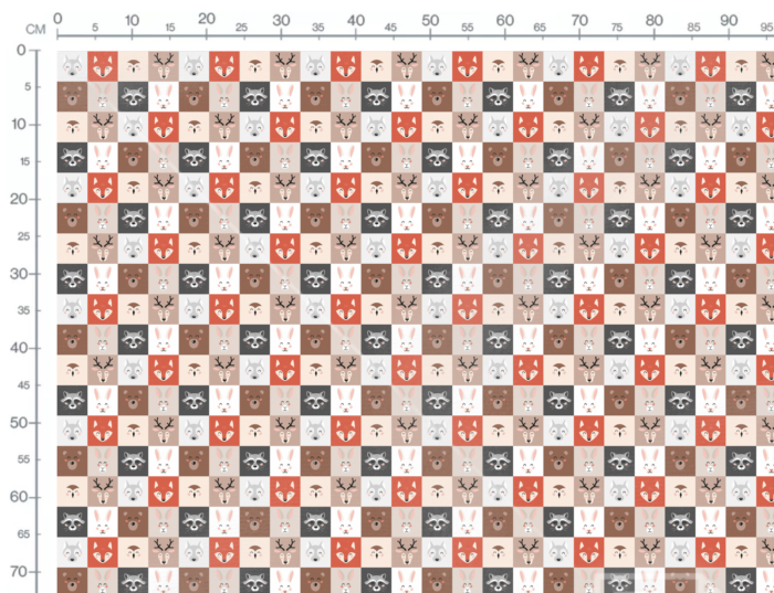 Tissu Imprimé Patchwork Automne Animaux, 11 tissus au choix – Image 3