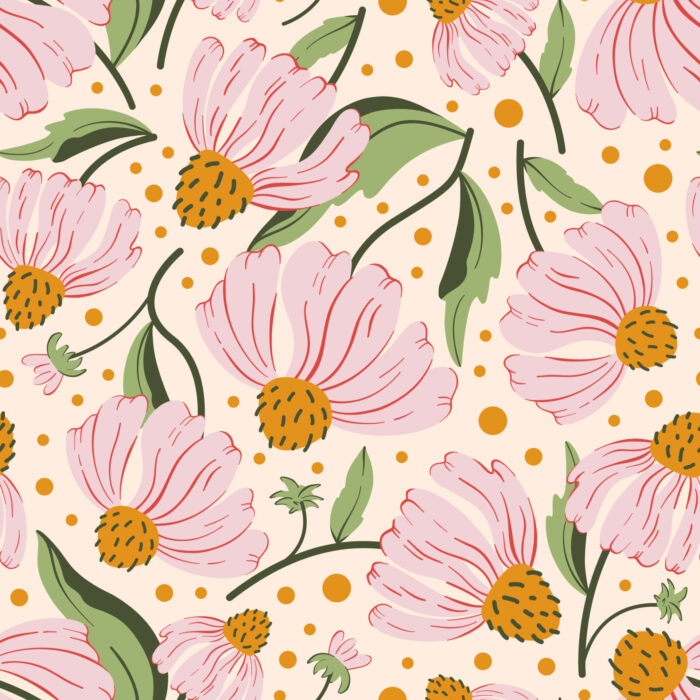Tissu Imprimé Fleuri Camilia, 11 tissus au choix