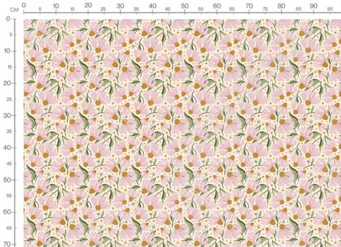 Tissu Imprimé Fleuri Camilia, 11 tissus au choix – Image 3