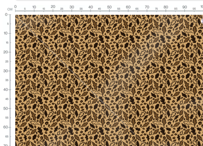 Tissu Imprimé Leopard Feuilles Grandes, 2 coloris et 11 tissus au choix – Image 3