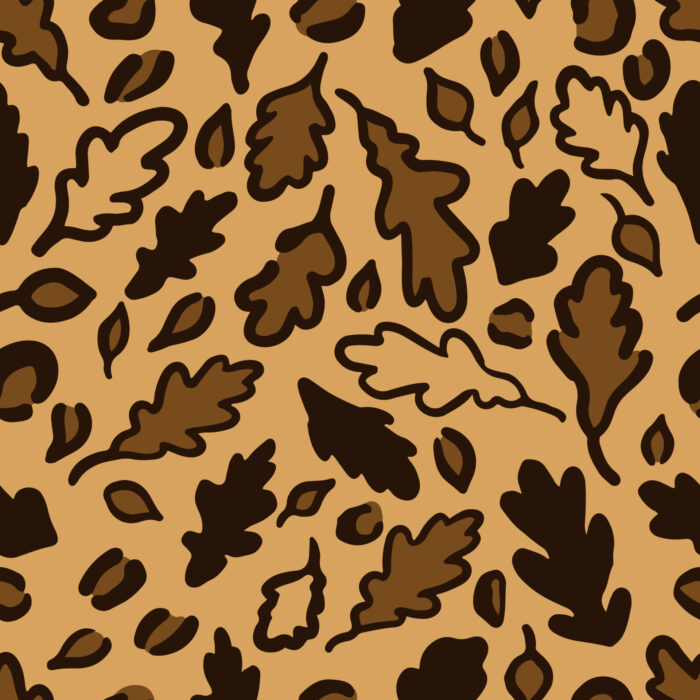 Tissu Imprimé Leopard Feuilles Grandes, 2 coloris et 11 tissus au choix