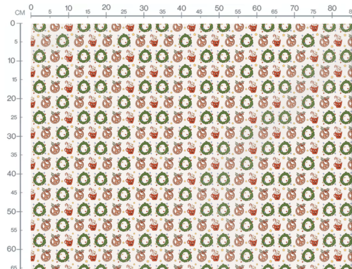 Tissu Imprimé Noel Retro Groovy Deco, 11 tissus au choix – Image 3