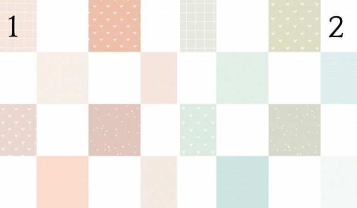 Tissu Imprimé Patchwork Delicatesse, 2 coloris et 11 tissus au choix – Image 4