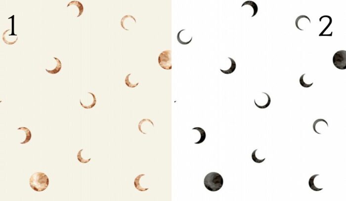 Tissu Imprimé Pleine Lune, 2 coloris et 11 tissus au choix – Image 4