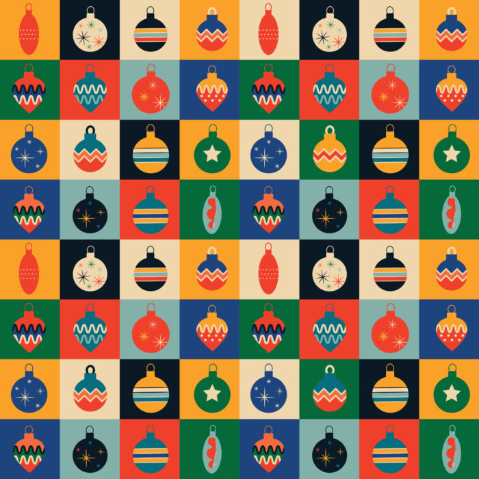 Tissu Imprimé Retro Noel Vintage Patchwork Petit, 11 tissus au choix