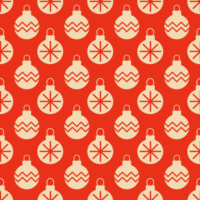 Tissu Imprimé Retro Noel Vintage Rouge, 11 tissus au choix