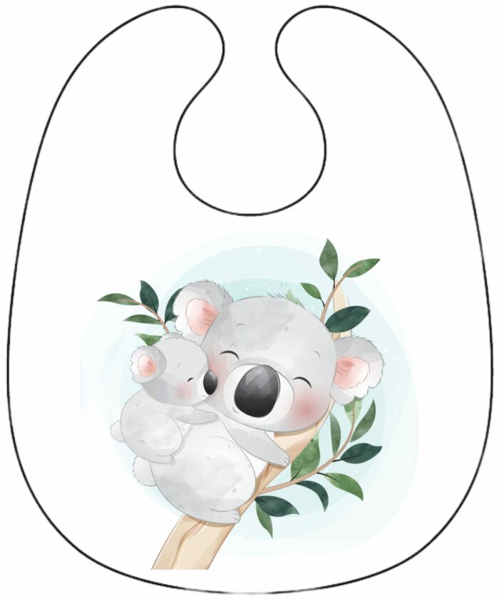 Panneau Bavoir Koala Mignon Bebe