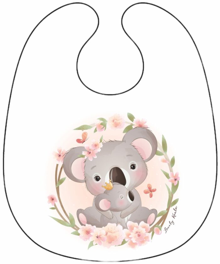 Panneau Bavoir Lovely Koala Maman