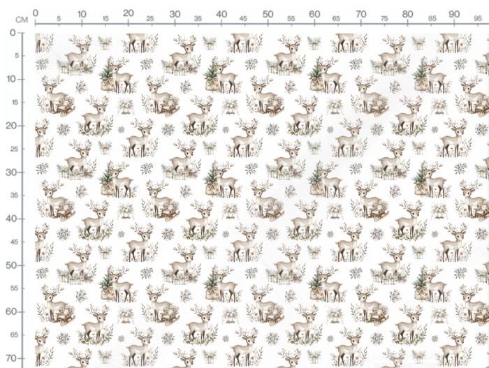 Tissu Exclusif Boho Noel Renne, 11 tissus au choix – Image 3