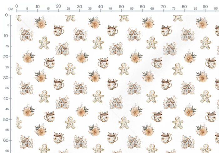 Tissu Exclusif Noel Boho Gourmand, 11 tissus au choix – Image 3