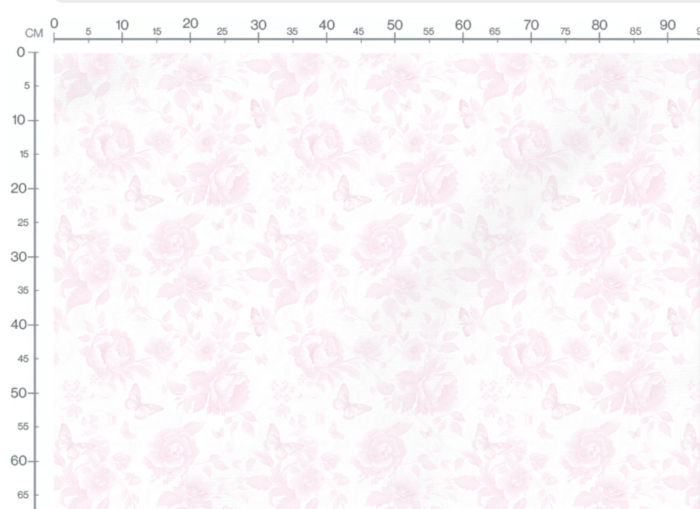 Tissu Inspiration Toile de Jouy Papillons Fleurs, 11 tissus au choix – Image 3