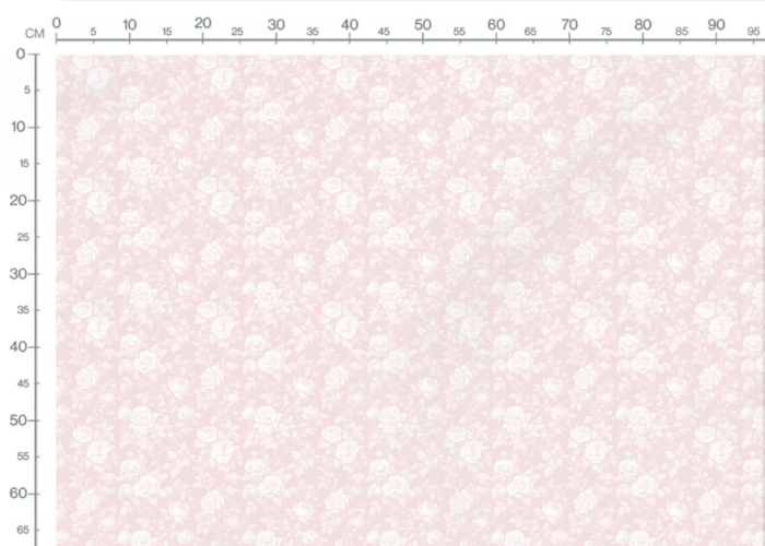 Tissu Inspiration Toile de Jouy Fleurs Vintage Rose, 11 tissus au choix – Image 3