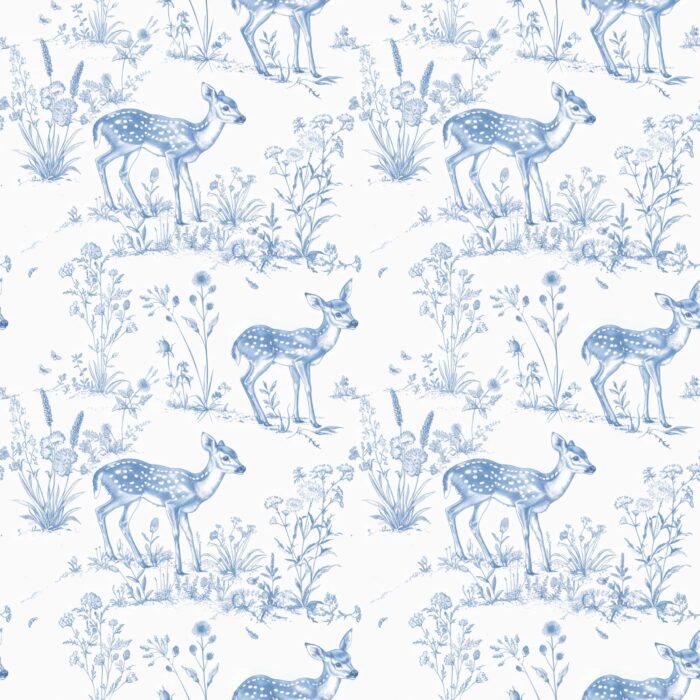Tissu Inspiration Toile de Jouy Faon, 11 tissus au choix